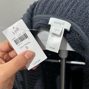 NEW! J. Jill Women's Charcoal Cardigan